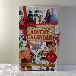 ADVENT CALENDAR Disney Storybook Collection 24 Festive Books 16” Tall x 10” Wide